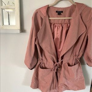 Pink lightweight jacket or cardigan - 3/$15